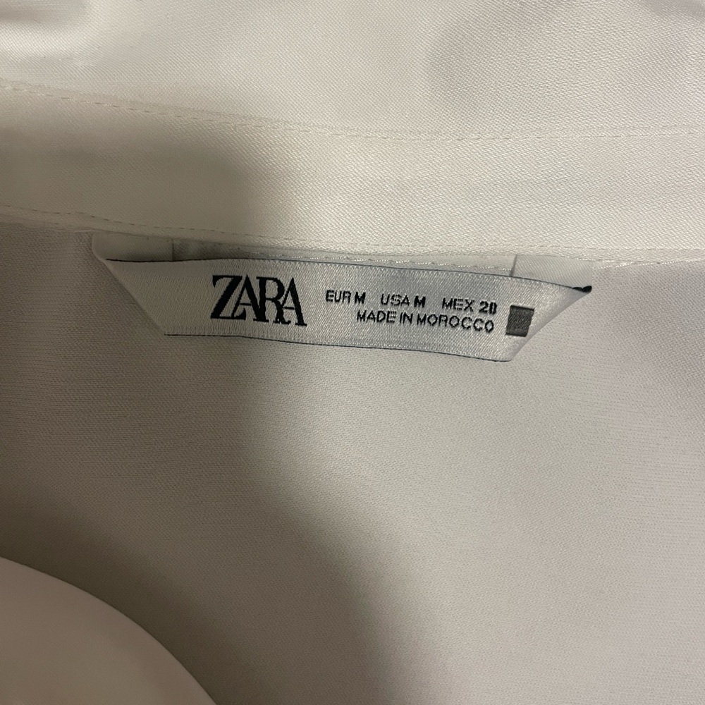 Cropped Collared Button Down - image 2